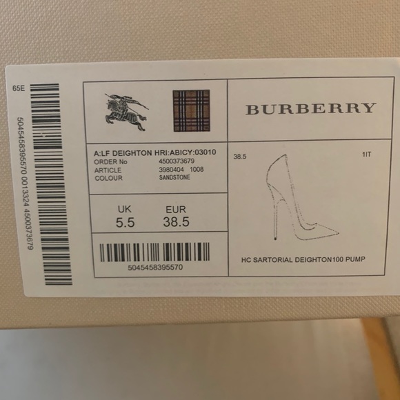 Authentic Burberry Prorsum Sartorial Deighton Pump - Picture 11 of 12